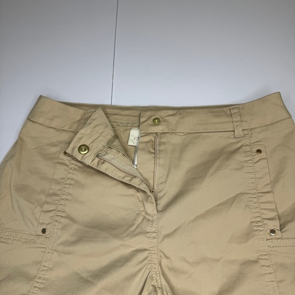 Chico’s Bermuda Shorts Size 00 (US 0/XS) Khaki Stretch Utility Casual - Picture 7 of 15